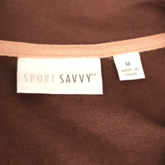 Sport Savvy Brown Embroidered Jacket - Picture 5 of 5